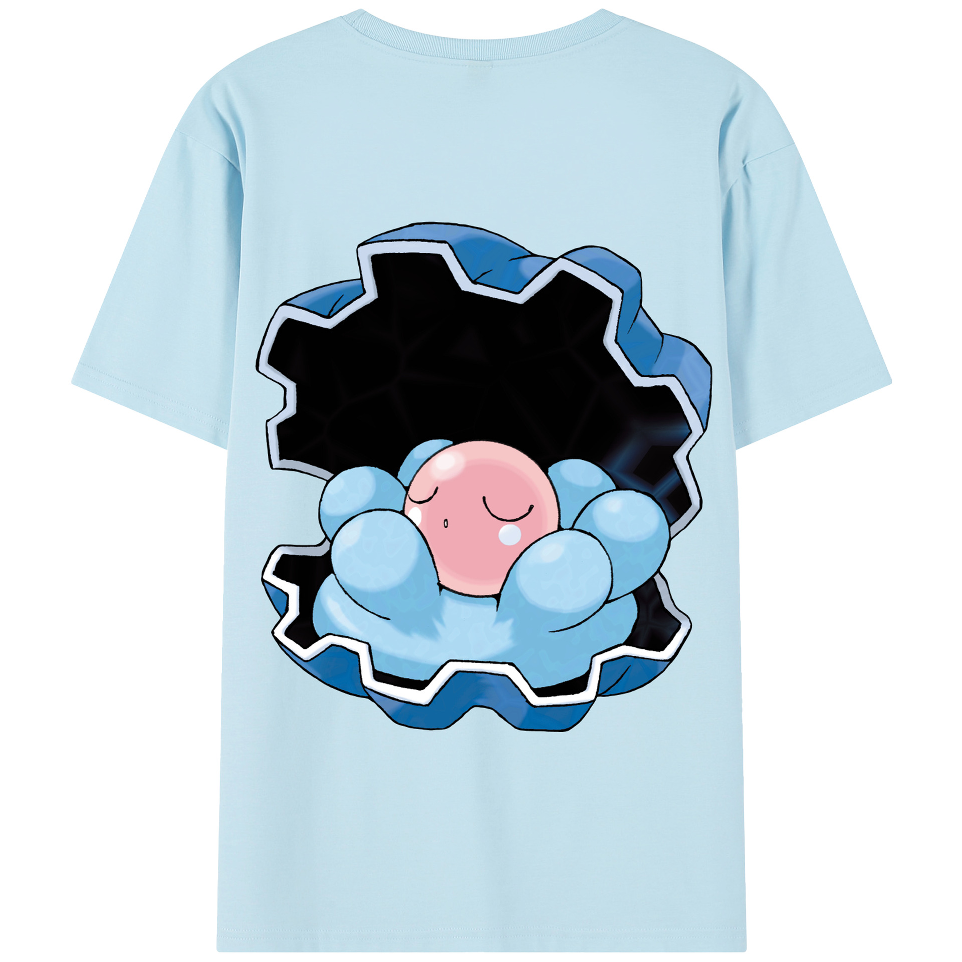 （画像用） ポケットモンスター Pokémon 綿100％半袖Tシャツ（背面プリント）
